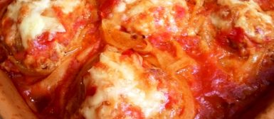 Ninhos recheados com creme de calabresa