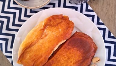 Como fazer pão na chapa com casquinha de requeijão