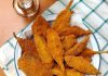 Peixinho da horta (folhas de Stachys byzantina empanadas)