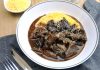 Polenta mole com queijo e funghi ao vinho