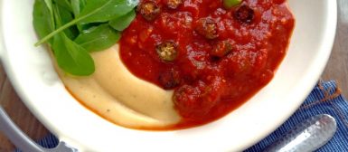 Polenta de grão de bico