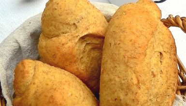 Pãozinho caseiro integral