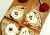 Quesadilhas com geleia de pimenta