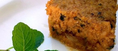 Quibe assado de abóbora japonesa