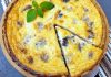 Quiche de gorgonzola com castanhas e base de aveia (sem glúten)