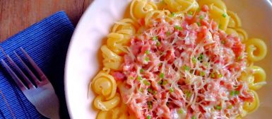 Ragù bianco (molho de linguiça com queijo cremoso)