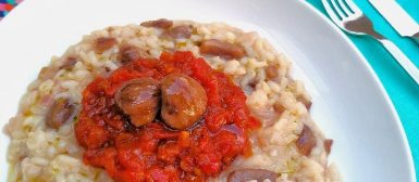 Risoto de castanha portuguesa