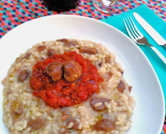 Risoto de castanha portuguesa