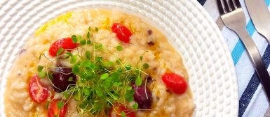 Risoto de bacalhau