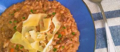 Risoto de filé mignon