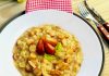 Risoto de pinhão com alho poró
