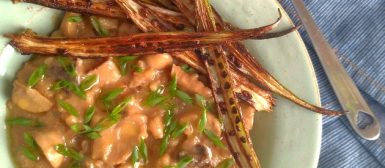 Risoto vegano de cogumelos (sem lactose)