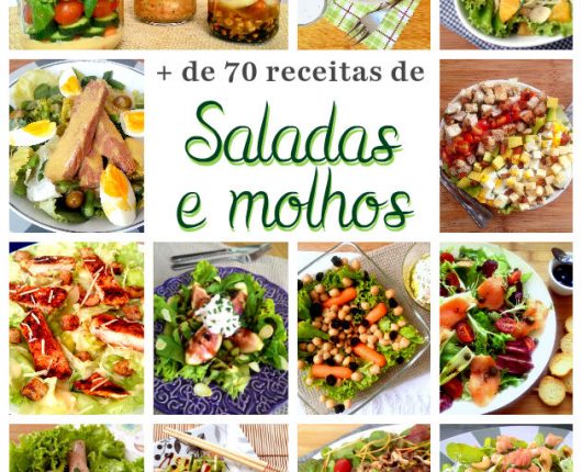 Mais de 70 sugestões de saladas e molhos saborosos para o verão