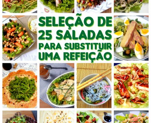 25+ receitas de saladas e complementos para substituir uma refeição