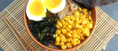 Receita de Ramen Shoyo (macarrão japonês lamen com caldo de shoyo)