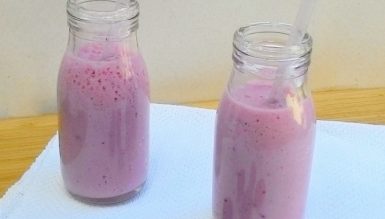 Smoothie de framboesas