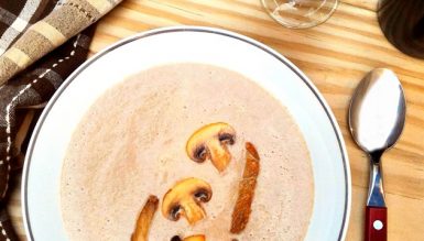 Sopa creme de cogumelos