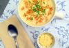Sopa creme de couve flor com crispies de cebola (calorias reduzidas)