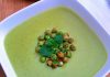 Sopa de ervilhas com hortelã (vegana)
