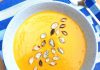 Sopa light de abóbora com leite de coco