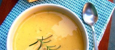 Sopa creme de mandioquinha com cenoura super rápida