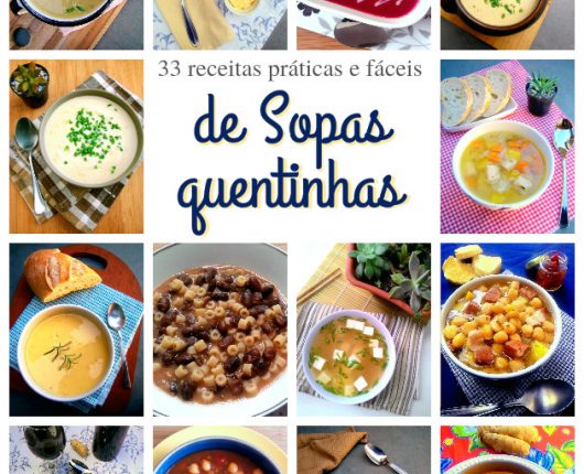 33 receitas práticas e fáceis de sopas quentinhas para o inverno