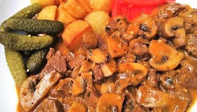 Bef Stroganov (receita russa de estrogonofe)