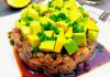 Tartare de salmão com avocado