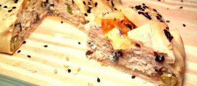 Tarte de frango com massinha de pastel (passo a passo)