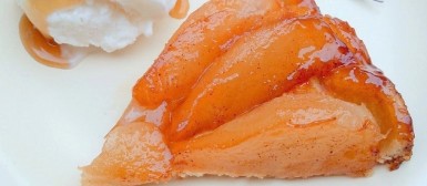 Tarte tatin de peras (torta invertida de peras)