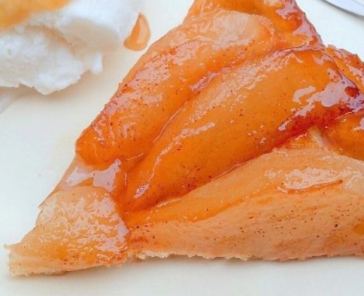 Tarte tatin de peras (torta invertida de peras)