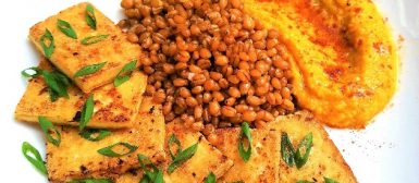 Tofu grelhado com gengibre