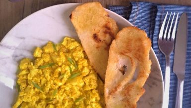 Tofu mexido (receita vegana)