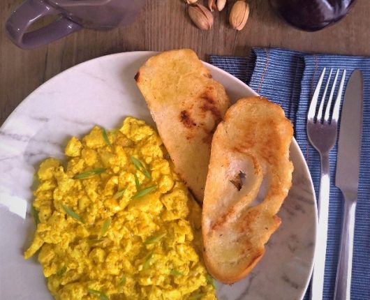 Tofu mexido (receita vegana)