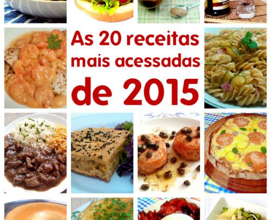 Top 20: as receitas mais acessadas de 2015