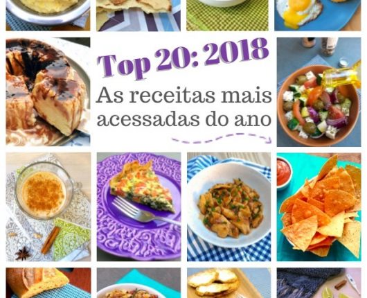 Top 20: as receitas mais acessadas de 2018