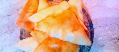 Torradinhas de pão sírio
