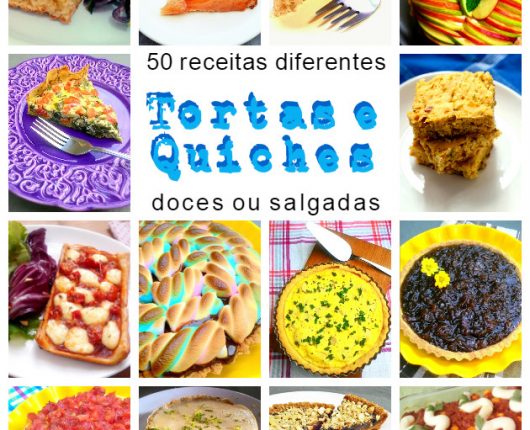 50 receitas de tortas e quiches práticas para o dia a dia