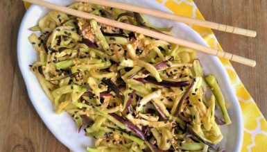 Tsukemono de berinjela (conserva oriental)