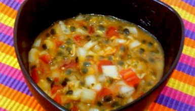 Vinagrete de maracujá