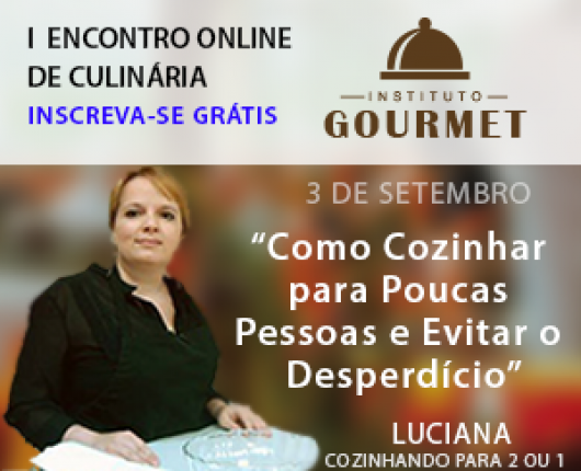 Minha palestra no I Encontro Online de Culinária