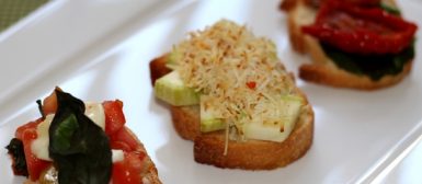 [VÍDEO] Como fazer brusquetas doces e salgadas