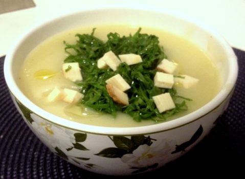 Caldo verde vegetariano