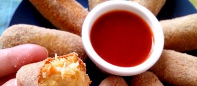 Croquete de bacalhau (pode ser frito ou feito no forno)