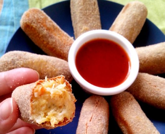 Croquete de bacalhau (pode ser frito ou feito no forno)