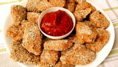 Empanadinhos de frango com molho barbecue light (calorias reduzidas, sem fritura)