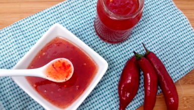 Geleia de pimenta caseira