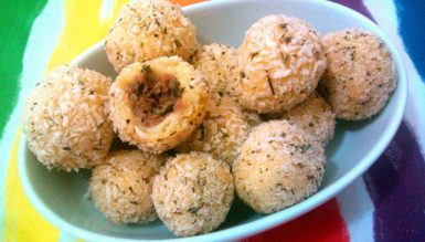 Bolinho de batata com atum (calorias reduzidas)