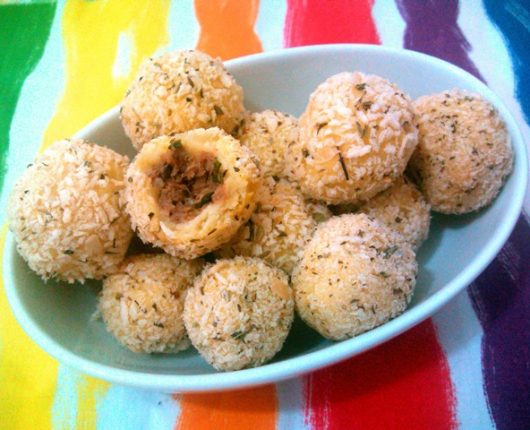 Bolinho de batata com atum (calorias reduzidas)