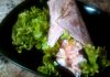 Wrap de frango agridoce